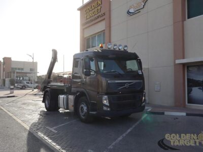 2013 VOLVO FM440 4x2 Skip Loader 6 Cylinder Diesel Engine Automatic Gear