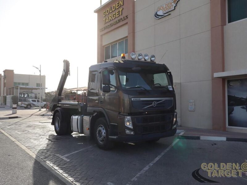 2013 VOLVO FM440 4x2 Skip Loader 6 Cylinder Diesel Engine Automatic Gear