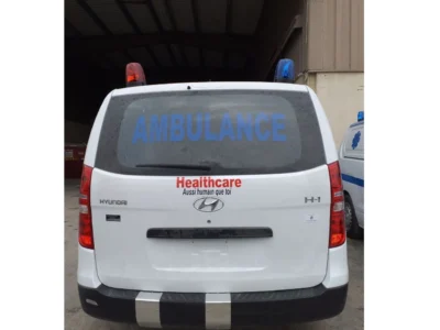2026 Hyundai H1 Starex Ambulance 2.5L 4-Cylinder Petrol Engine White Orange Van GCC