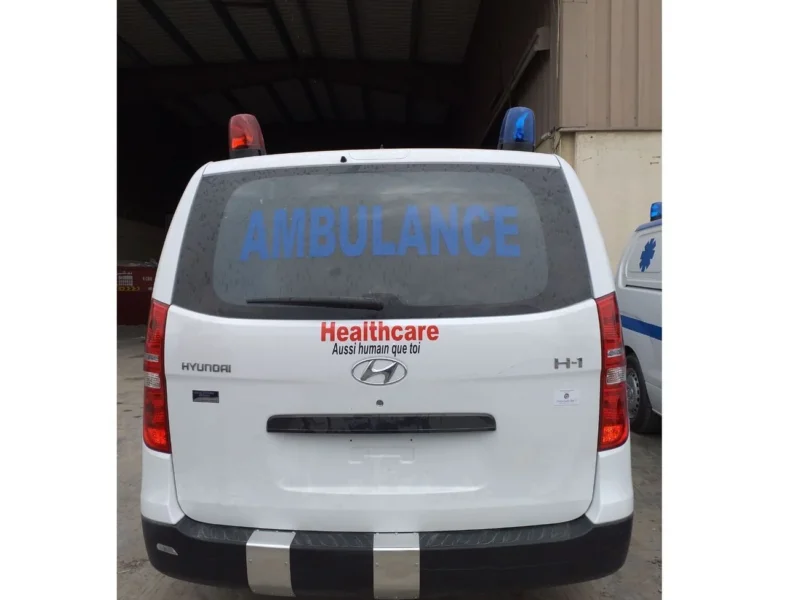 2026 Hyundai H1 Starex Ambulance 2.5L 4-Cylinder Petrol Engine White Orange Van GCC