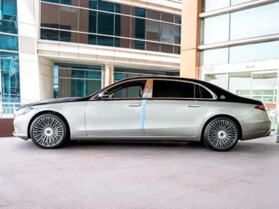 2022 Mercedes-Maybach S-Class S680 6.0 Litres 12 Cylinder Petrol Engine Silver Tan Sedan