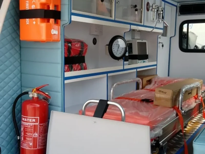 2026 Hyundai H1 Starex Ambulance 2.5L 4-Cylinder Petrol Engine White Orange Van GCC