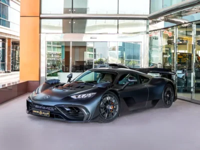 2024 Mercedes-Benz AMG ONE 1.6-liter turbocharged V6 Hybrid Engine Black Sports Car