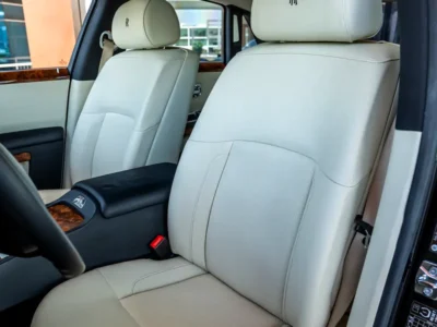 2010 Rolls-Royce Ghost Standard 6.6 Liters V12 Petrol Engine Black White Sedan GCC