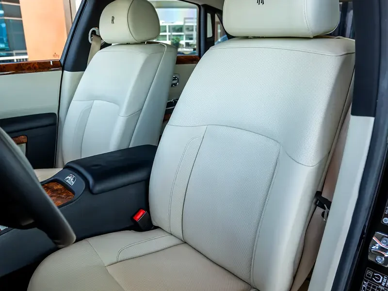 2010 Rolls-Royce Ghost Standard 6.6 Liters V12 Petrol Engine Black White Sedan GCC