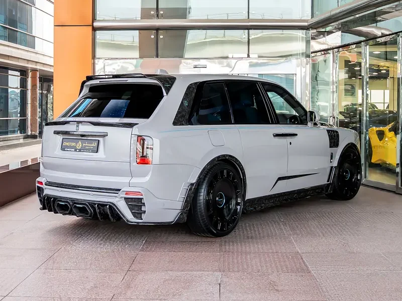 2025 Rolls-Royce Cullinan Black Badge Mansory 6.75-liter twin-turbo V12 Engine Grey Blue SUV