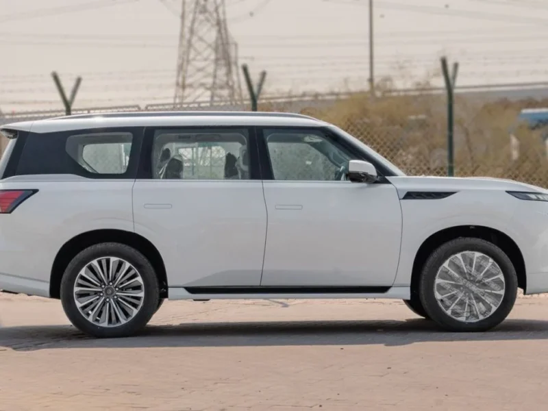 2026 Infiniti QX80 Sensory 3.5L Twin-Turbocharged V6 Petrol Engine White Tan SUV GCC