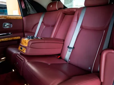 2015 Rolls-Royce Ghost Standard 6.6 Liters V12 Petrol Engine White Red Luxury Sedan