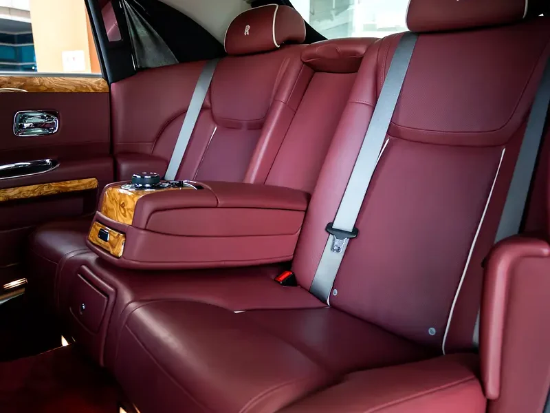 2015 Rolls-Royce Ghost Standard 6.6 Liters V12 Petrol Engine White Red Luxury Sedan