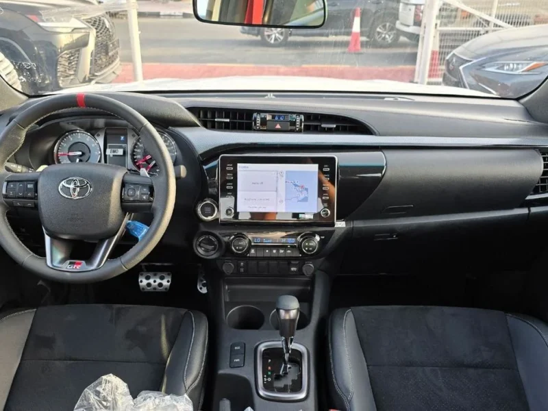 2025 Toyota Hilux GR-Sport 4.0 L V6 Naturally Aspirated Petrol Engine White Black Pickup Truck