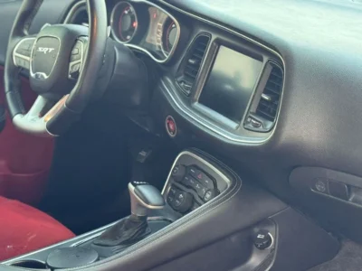 2016 Dodge Challenger SRT 6.4 Litres HEMI V8 Petrol Engine Silver Red Coupe GCC