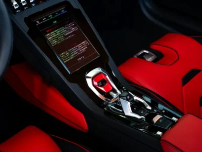 2021 Lamborghini Huracán EVO Spyder 5.2-liter V10 Petrol Engine White Red Convertible