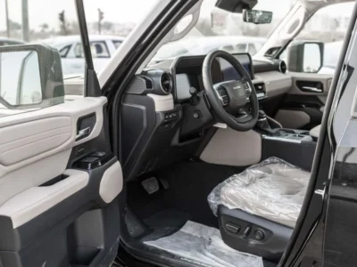 2026 Toyota Prado VXL 2.4L 4-Cylinder Turbo Petrol Engine Black Beige SUV GCC Specs