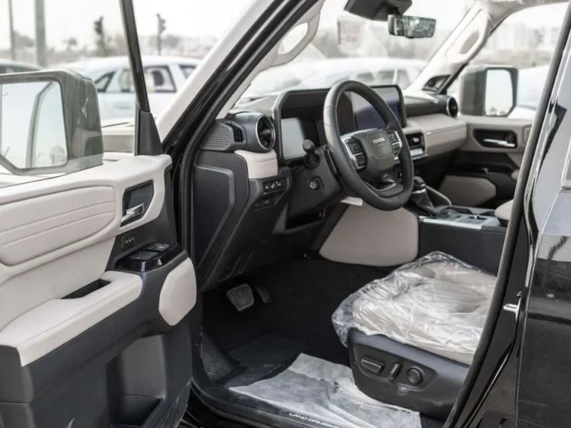 2026 Toyota Prado VXL 2.4L 4-Cylinder Turbo Petrol Engine Black Beige SUV GCC Specs