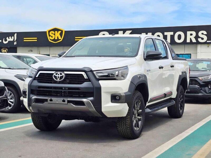 2026 Toyota Hilux SR5 Adventure 4.0 L V6 Petrol Engine White Black Double Cabin Pickup