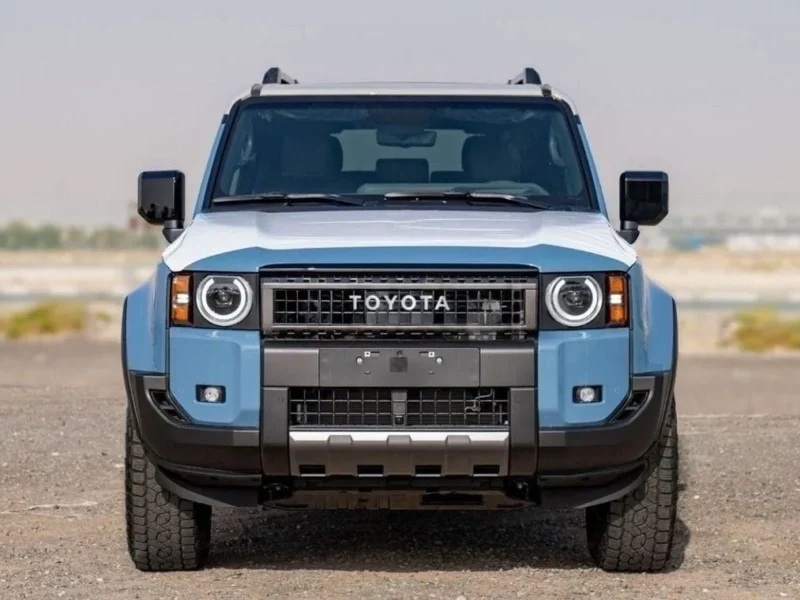 2025 Toyota Prado 2.8-liter 4-cylinder Turbo Diesel Engine Blue Black SUV Automatic