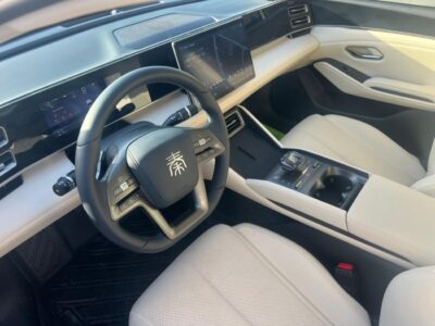 2025 BYD Qin Plus 1.5 Litres 4-cylinder inline-four Hybrid Engine White Beige Sedan