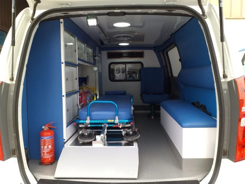 2026 Hyundai H1 Starex Ambulance 2.5L 4-Cylinder Petrol Engine White Orange Van GCC