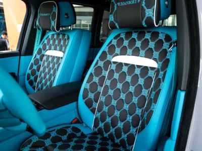 2025 Rolls-Royce Cullinan Black Badge Mansory 6.75-liter twin-turbo V12 Engine Grey Blue SUV