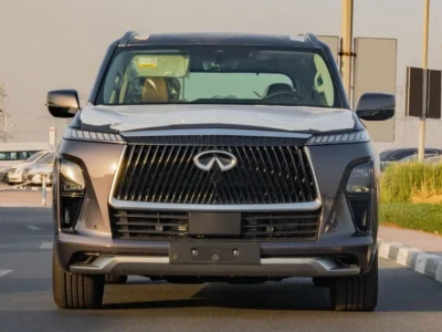2025 Infiniti QX80 Sensory 3.5L Twin-Turbocharged V6 Petrol Engine Bronze Tan SUV GCC