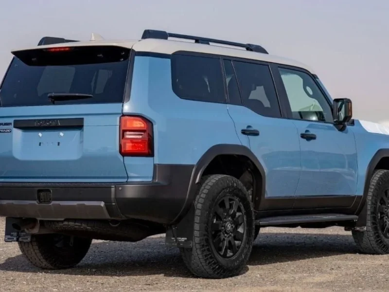 2025 Toyota Prado 2.8-liter 4-cylinder Turbo Diesel Engine Blue Black SUV Automatic