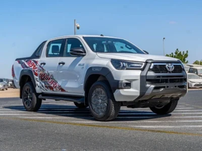 2026 Toyota Hilux Adventure 4.0L V6 Petrol Engine White Black Pickup Truck GCC Specs