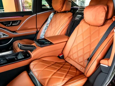 2022 Mercedes-Maybach S-Class S680 6.0 Litres 12 Cylinder Petrol Engine Silver Tan Sedan