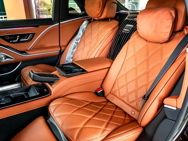 2022 Mercedes-Maybach S-Class S680 6.0 Litres 12 Cylinder Petrol Engine Silver Tan Sedan