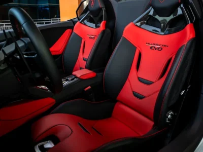 2021 Lamborghini Huracán EVO Spyder 5.2-liter V10 Petrol Engine White Red Convertible