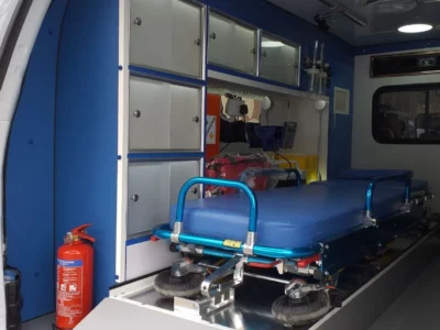 2026 Hyundai H1 Starex Ambulance 2.5L 4-Cylinder Petrol Engine White Orange Van GCC