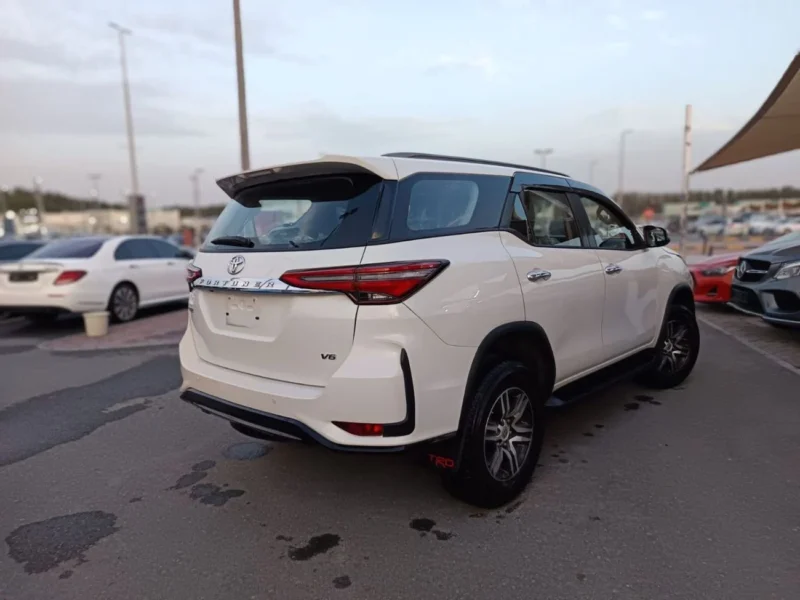 2018 Toyota Fortuner TRD Sportivo 4.0 Liter 6 Cylinders Petrol Engine White Black SUV GCC