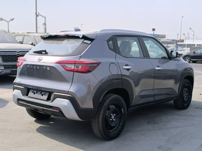 2025 Nissan Magnite 1.0 Litres 3 Cylinders Turbo Petrol Engine Grey Black Compact SUV