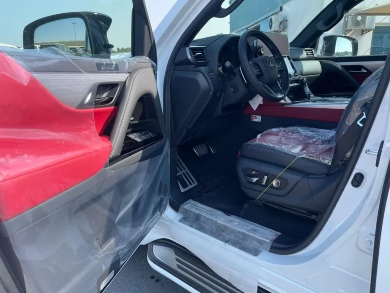 2026 Lexus LX700h F-Sport 3.5 Litres V6 Hybrid Engine White Red SUV GCC Specs