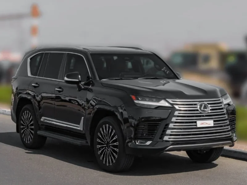 2026 Lexus LX600 VIP 3.5-liter V6 twin-turbocharged Petrol Engine Black SUV GCC Specs
