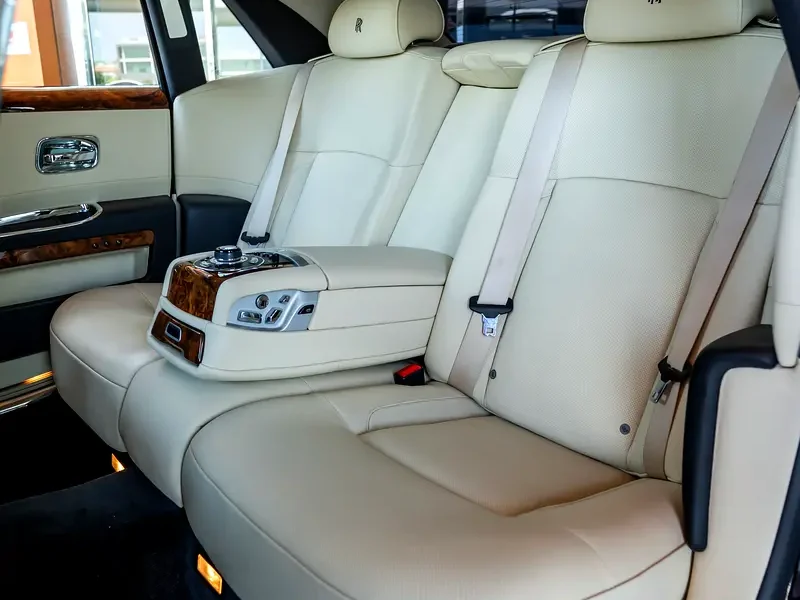 2010 Rolls-Royce Ghost Standard 6.6 Liters V12 Petrol Engine Black White Sedan GCC