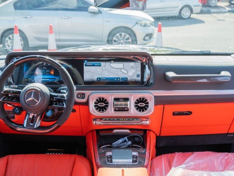 2026 Mercedes-Benz G 63 AMG 4.0L V8 Biturbo Petrol Engine Black Red SUV Double Night Package