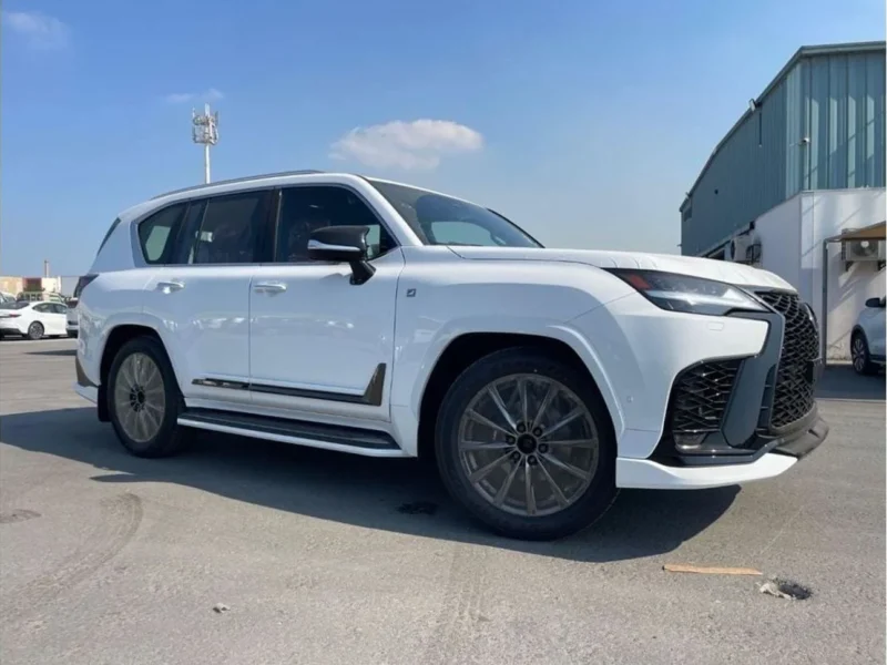 2026 Lexus LX700h F-Sport 3.5 Litres V6 Hybrid Engine White Red SUV GCC Specs
