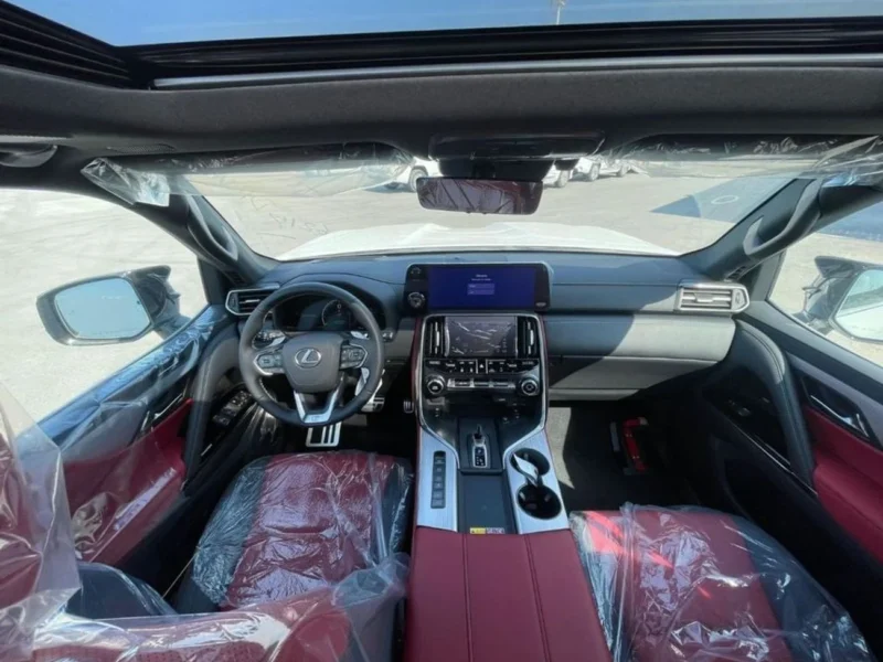 2026 Lexus LX700h F-Sport 3.5 Litres V6 Hybrid Engine White Red SUV GCC Specs