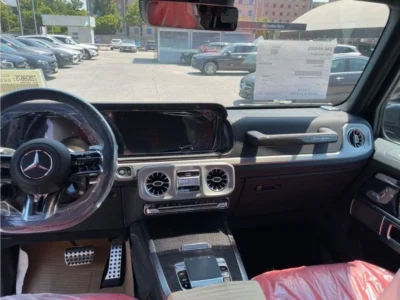 2026 Mercedes-Benz G 63 AMG 4.0-liter V8 Biturbo Petrol Engine Grey Red SUV Automatic