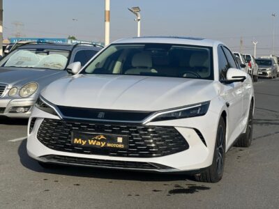 2025 BYD Qin Plus 1.5 Litres 4-cylinder inline-four Hybrid Engine White Beige Sedan