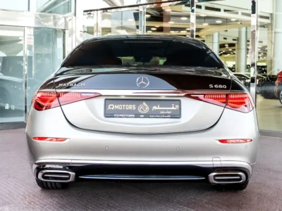 2022 Mercedes-Maybach S-Class S680 6.0 Litres 12 Cylinder Petrol Engine Silver Tan Sedan