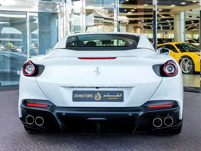 2022 Ferrari Portofino M 3.9 Litres V8 Twin Turbo Engine White Black Sports Car
