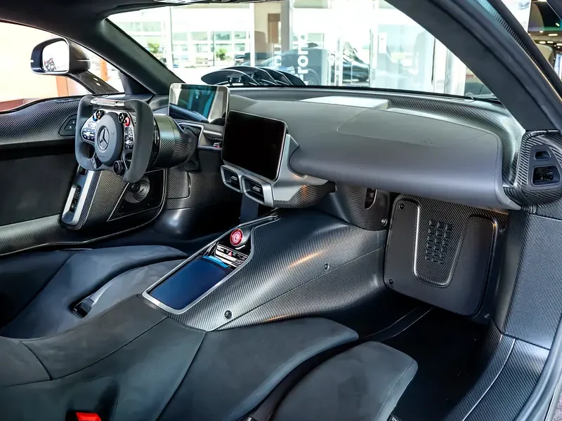 2024 Mercedes-Benz AMG ONE 1.6-liter turbocharged V6 Hybrid Engine Black Sports Car