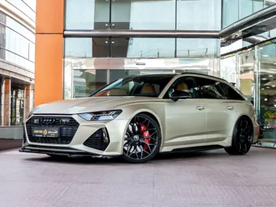 2021 Audi S6/RS6 4.0 TFSI quattro 4.0 Liters V8 Petrol Engine Gold Tan Wagon