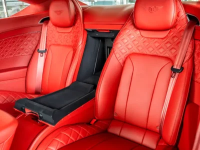 2021 Bentley Continental GT 4.0 Liters V8 Twin-turbocharged Engine Black Red Coupe