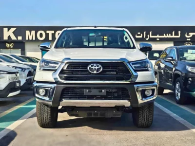 2026 Toyota Hilux 2.4L 4-Cylinder D-4D Turbo Diesel White Black Double Cabin Pickup