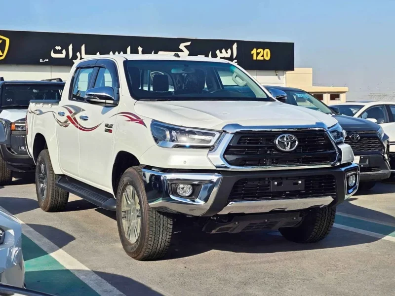 2026 Toyota Hilux 2.4L 4-Cylinder D-4D Turbo Diesel White Black Double Cabin Pickup