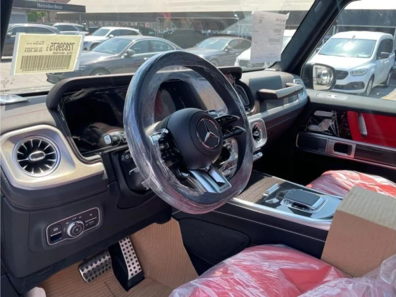 2026 Mercedes-Benz G 63 AMG 4.0-liter V8 Biturbo Petrol Engine Grey Red SUV Automatic