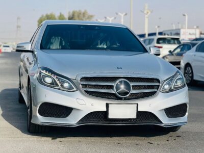 2016 Mercedes-Benz E300 2.0 litre 4-cylinder Turbocharged Petrol Engine Silver Black Sedan