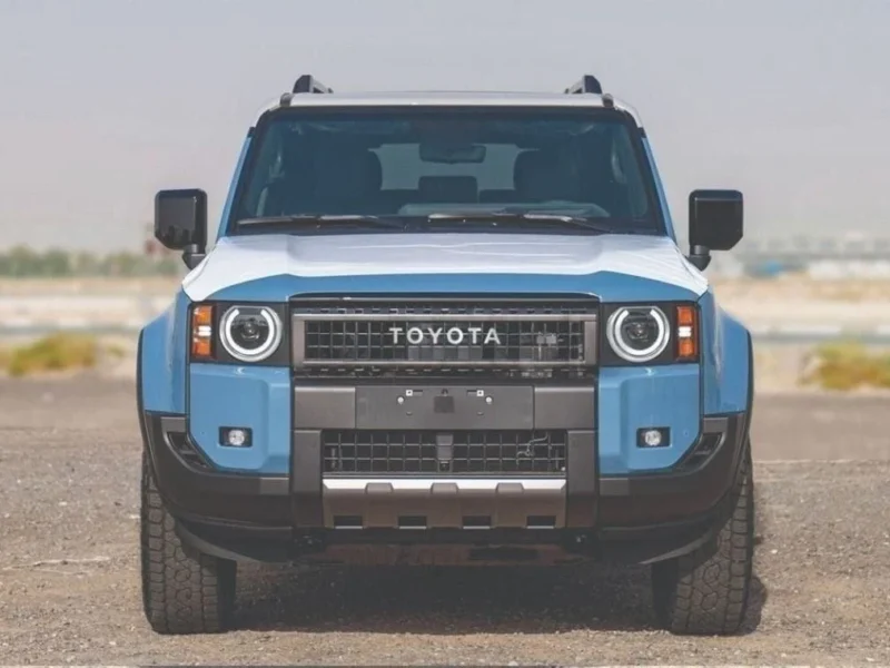 2024 Toyota Prado 2.4 Liters 4 Cylinders Turbocharged Petrol Engine Blue Grey SUV